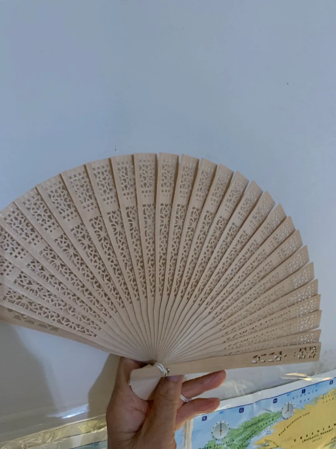 Wooden Hand Fan with Box 🇨🇦 🍁 thumbnail