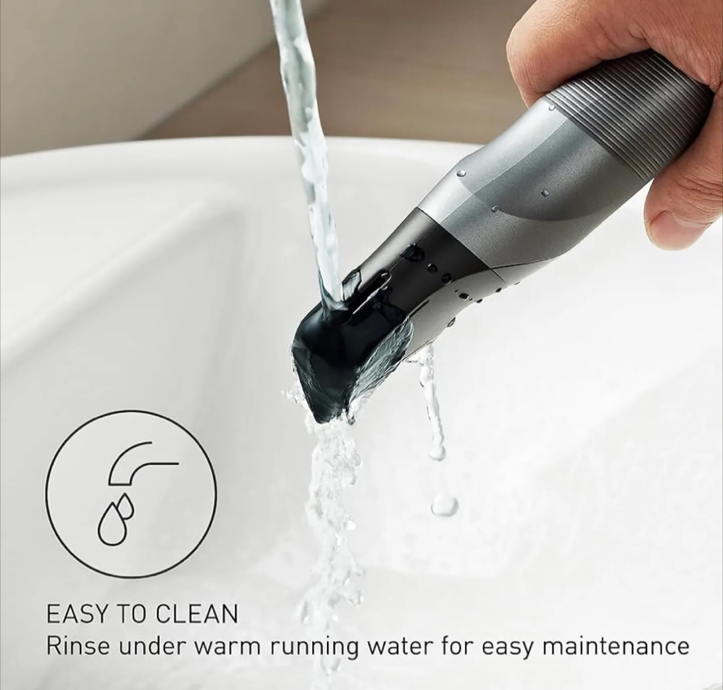 Panasonic Slim Line Body Groomer w Two Attachments, Silver image indicator(6)