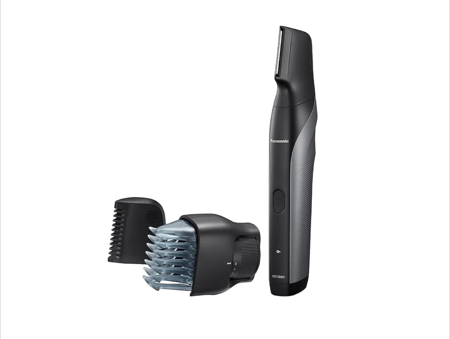 Panasonic Slim Line Body Groomer w Two Attachments, Silver thumbnail
