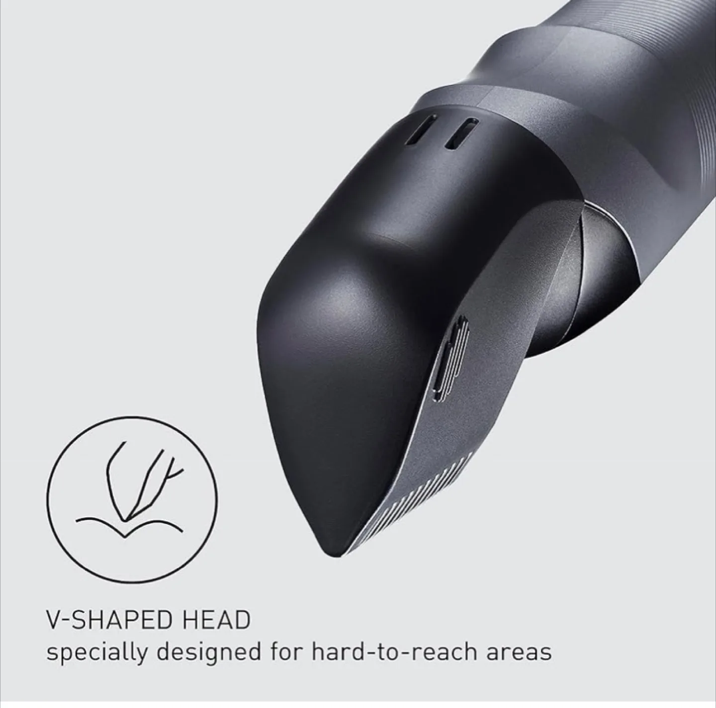 Panasonic Slim Line Body Groomer w Two Attachments, Silver image indicator(3)