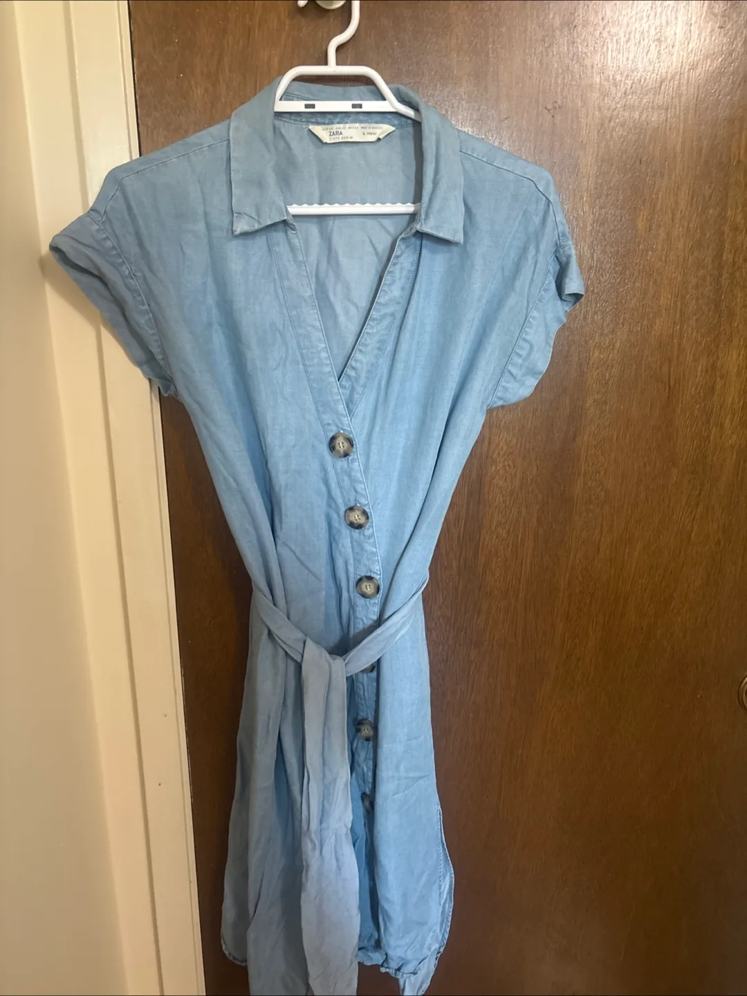 Zara Denim Dress - Size XS thumbnail