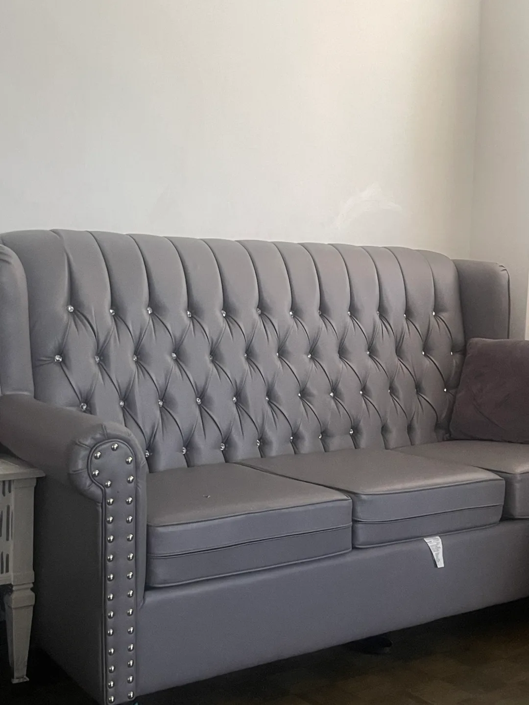 Gray Loveseat Sofa and 3 seaters thumbnail