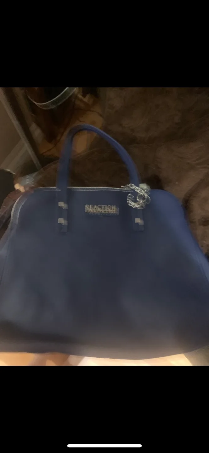 Kenneth Cole Reaction Blue Tote Bag thumbnail