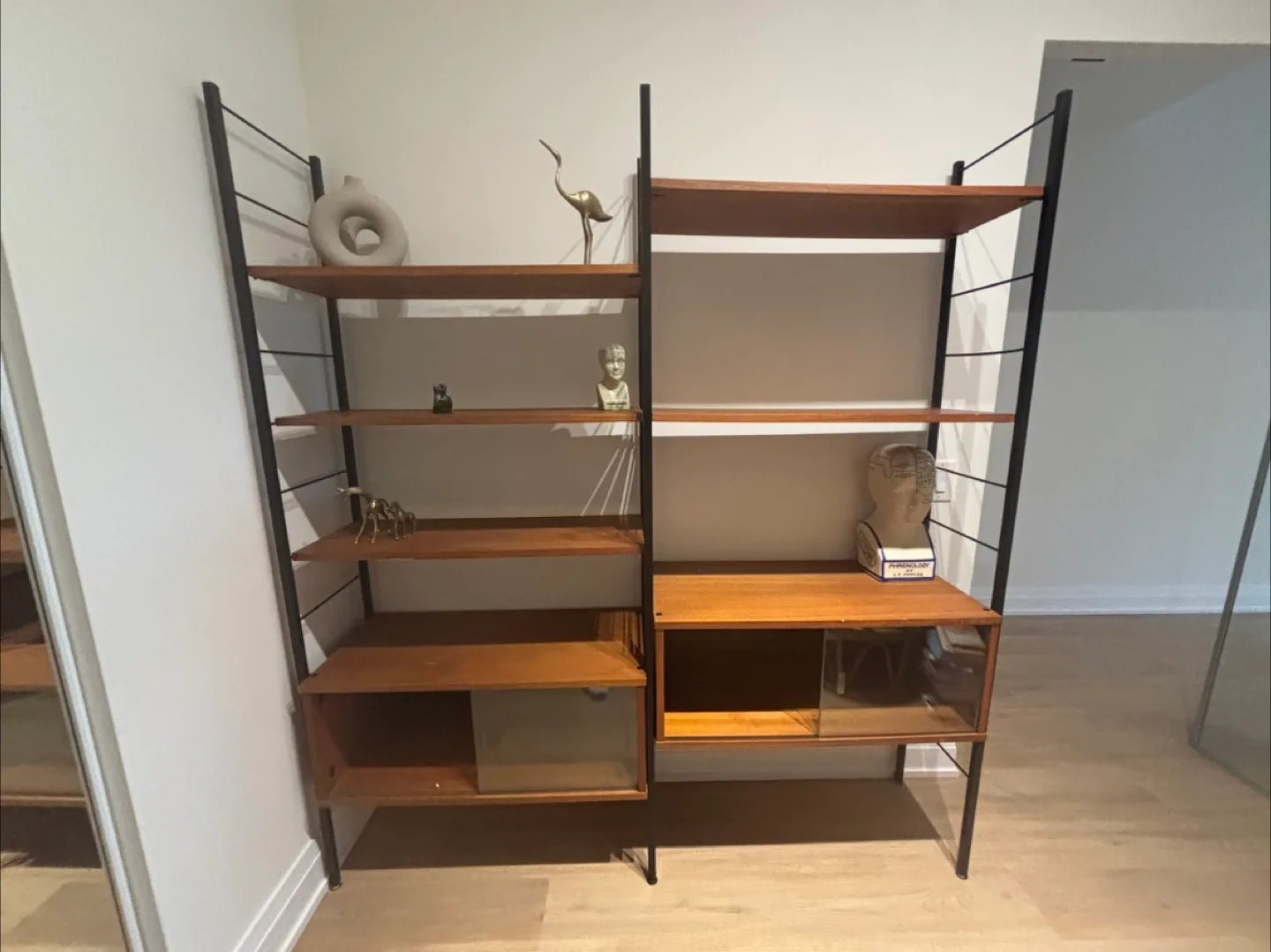 Mid-Century Modern Teak Wall Unit/Bookshelf thumbnail