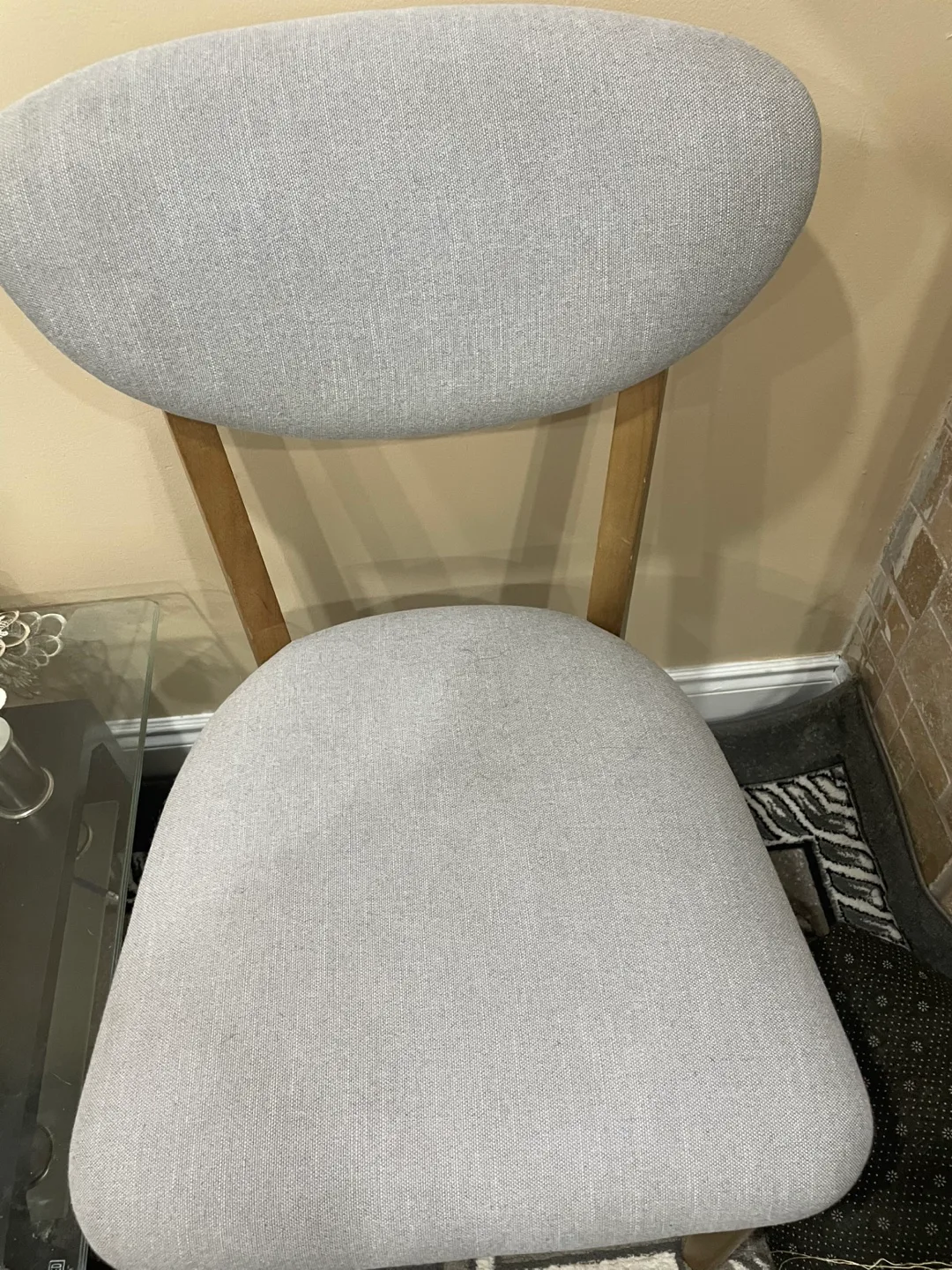 Grey Upholstered Dining Chair thumbnail