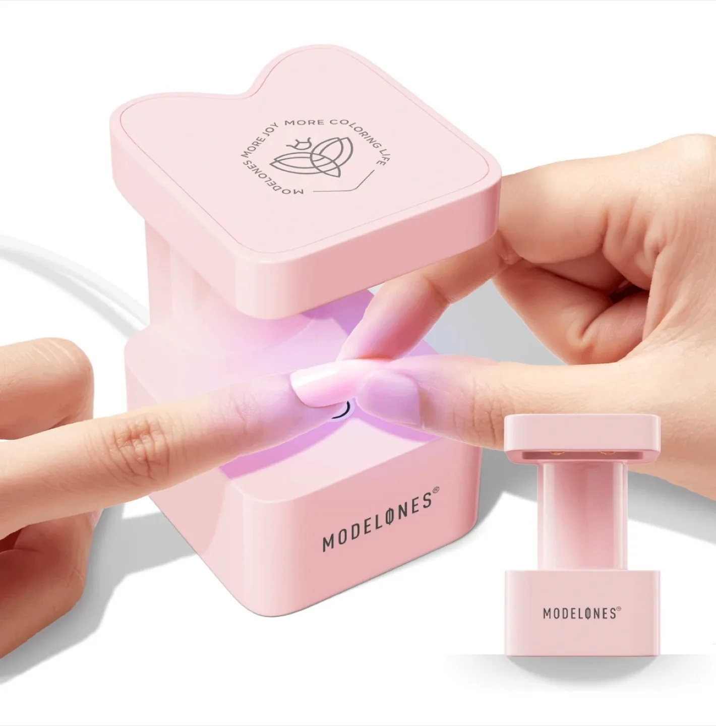 Modelones Mini Nail Lamp - Pink thumbnail
