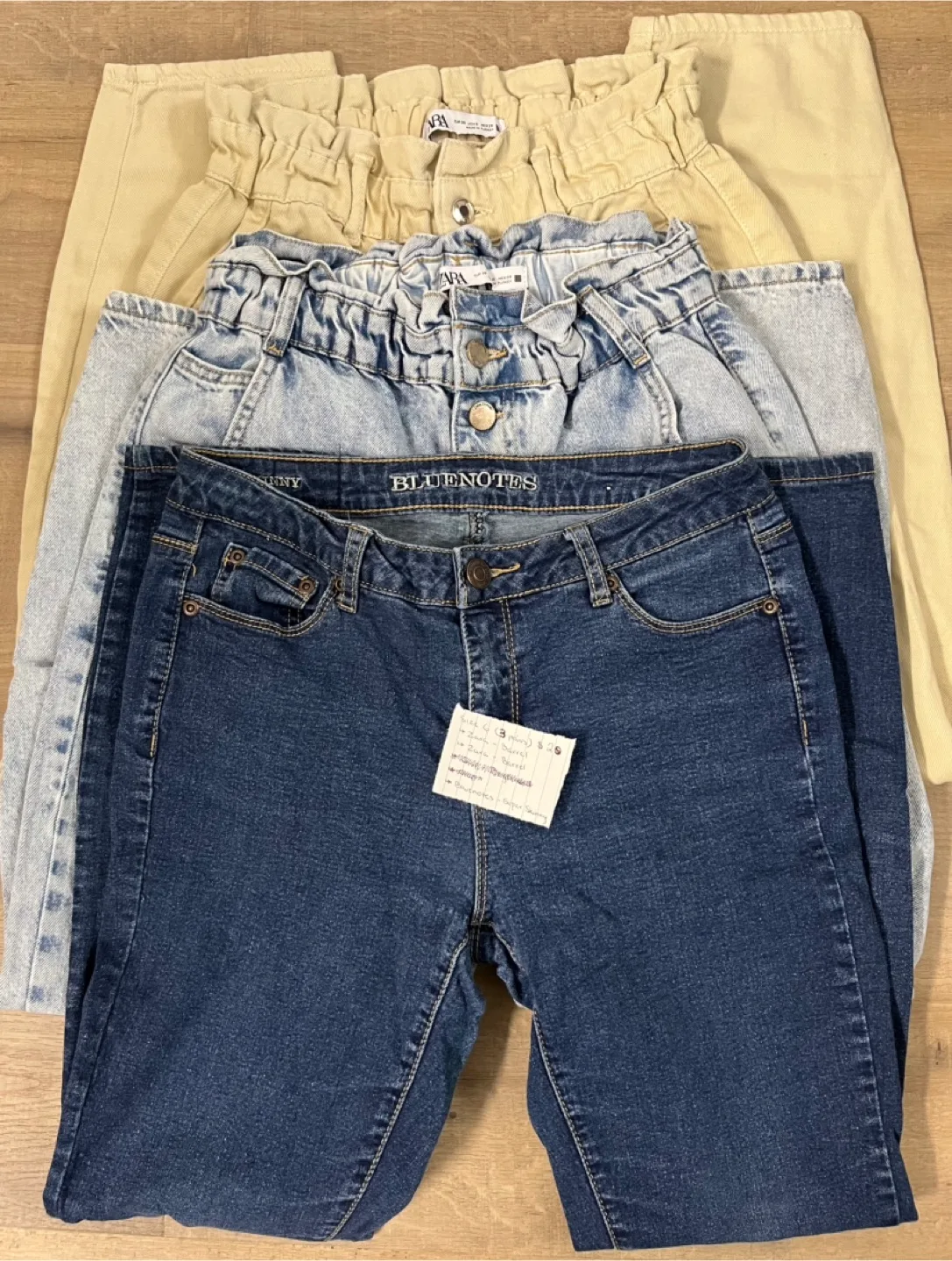 Zara & Blue Notes Jeans - Size 6 (3 Pairs) thumbnail