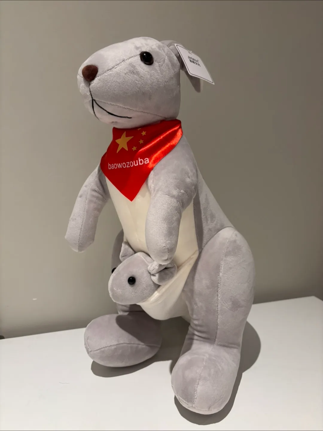 44cm Kangaroo Plush Toy thumbnail