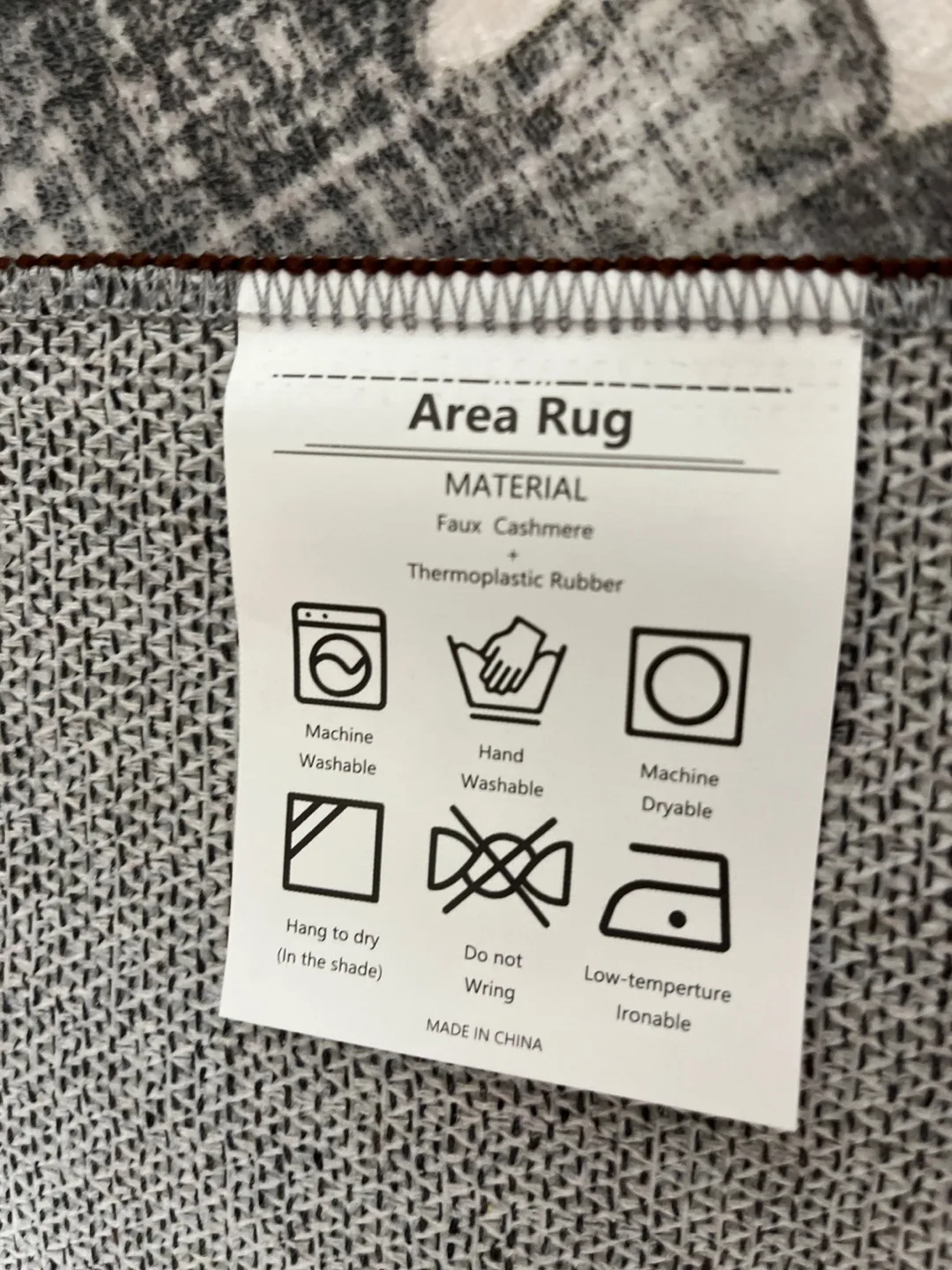 Floral Area Rug - Faux Cashmere image indicator(3)