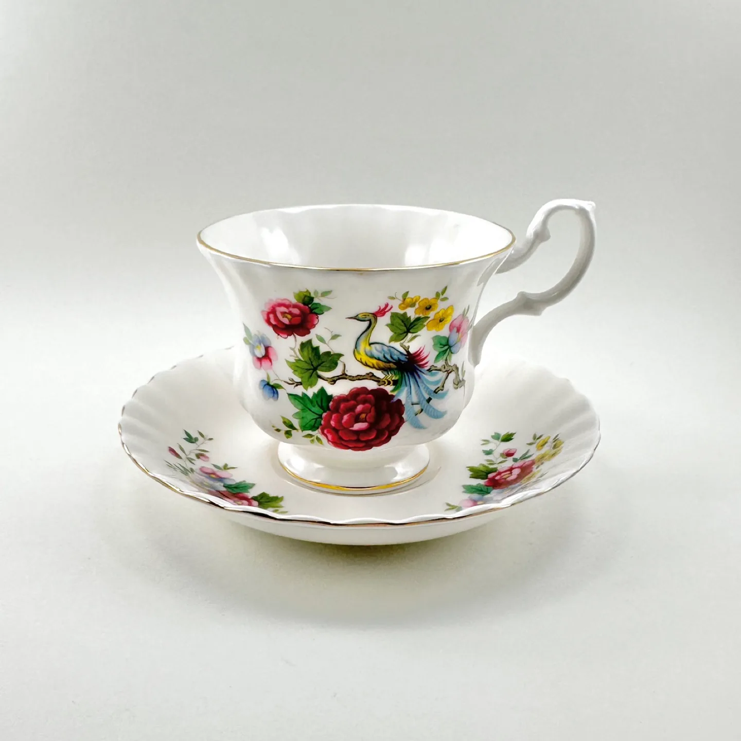 Royal Albert pheasant teacup thumbnail