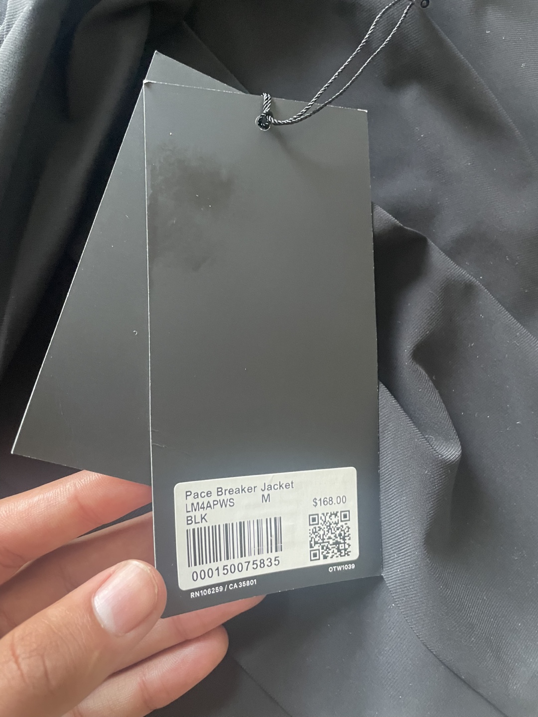 Lululemon Pace Breaker Jacket - Black, Size M - photo 4