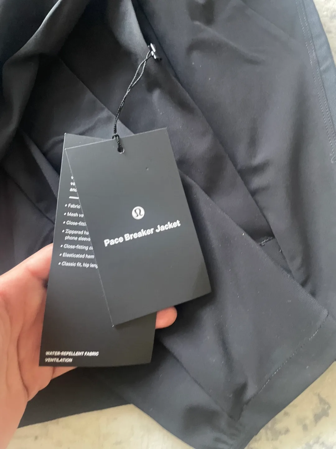 Lululemon Pace Breaker Jacket - Black, Size M image indicator(5)