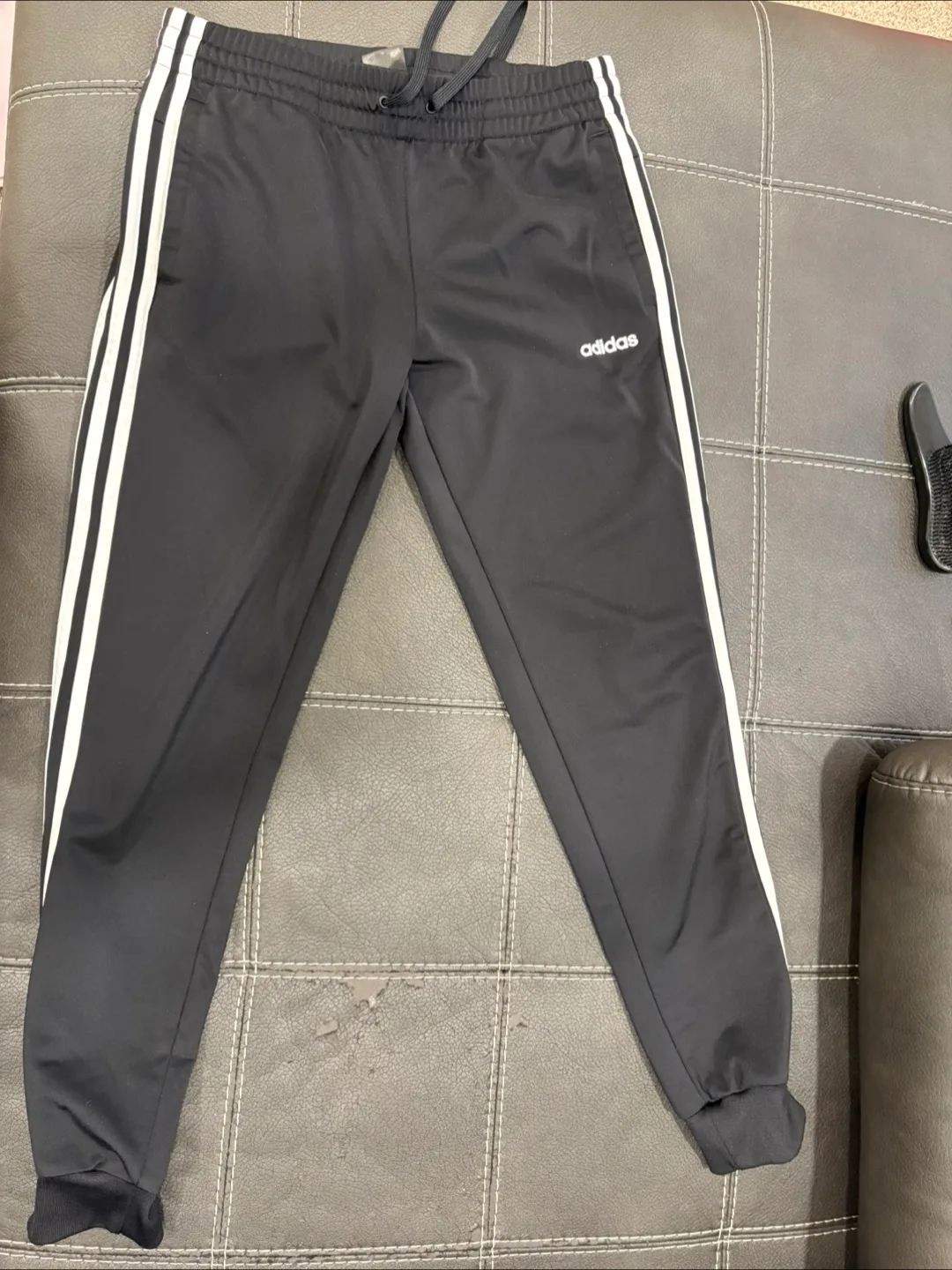 Adidas Black Track Pants - Size M image indicator(2)