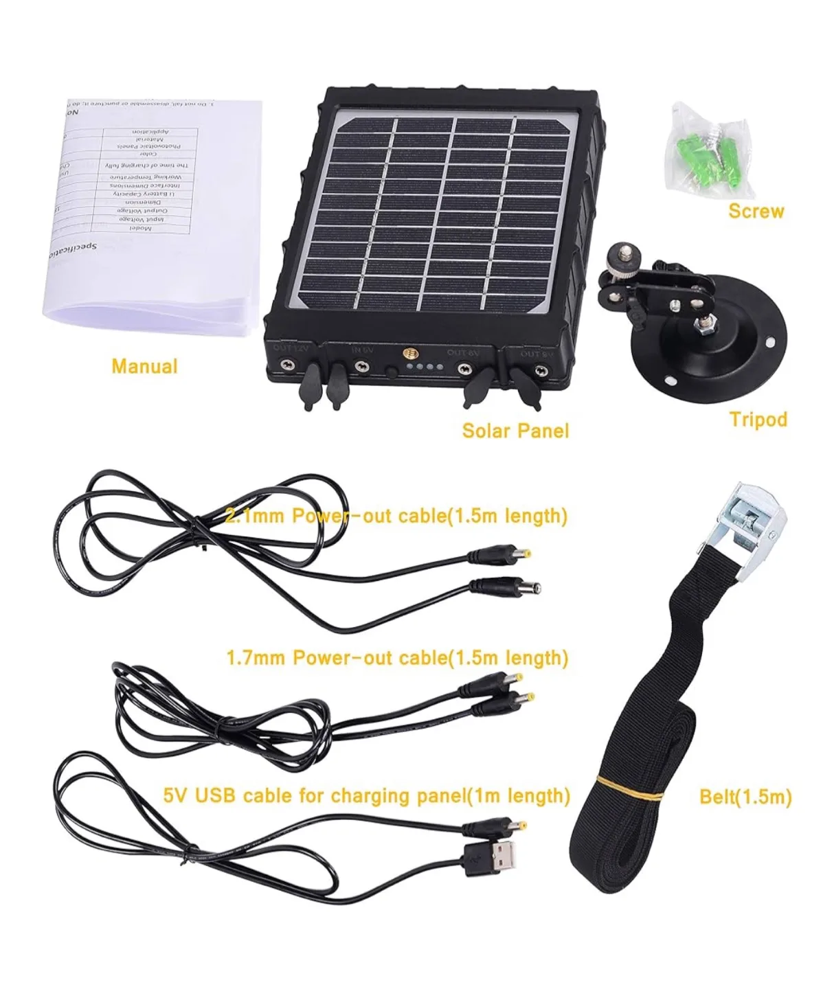 TKKOK Solar Charger XS8 image indicator(2)