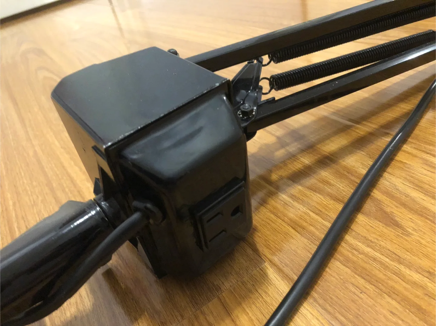 Large Black desktop swing arm Magnifying glass and lamp image indicator(7)