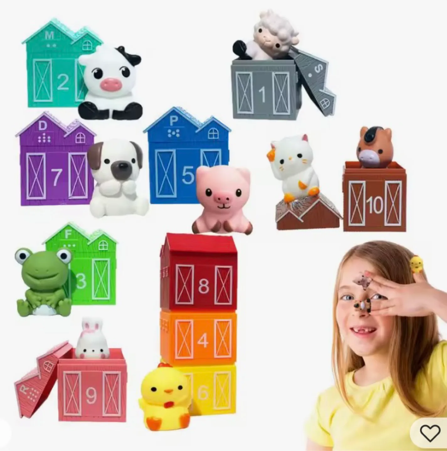 New Peekaboo Learning Farm Montessori Toy thumbnail
