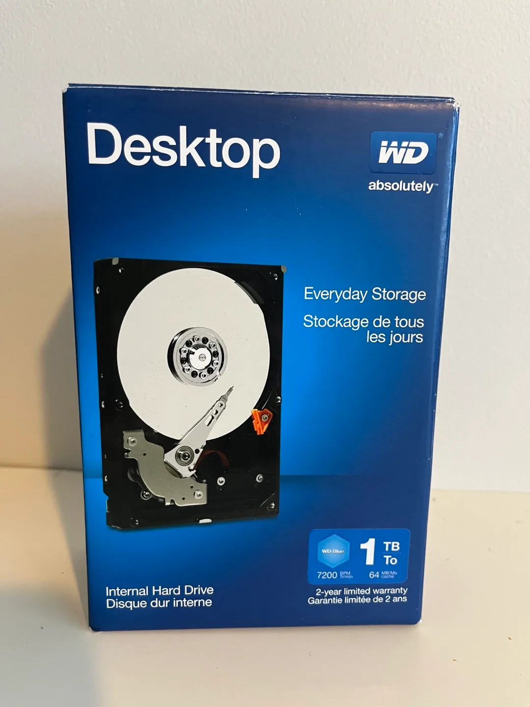 WD Desktop 1TB Internal Hard Drive - New thumbnail