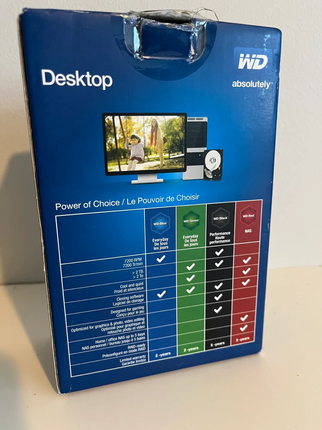 WD Desktop 1TB Internal Hard Drive - New image indicator(2)
