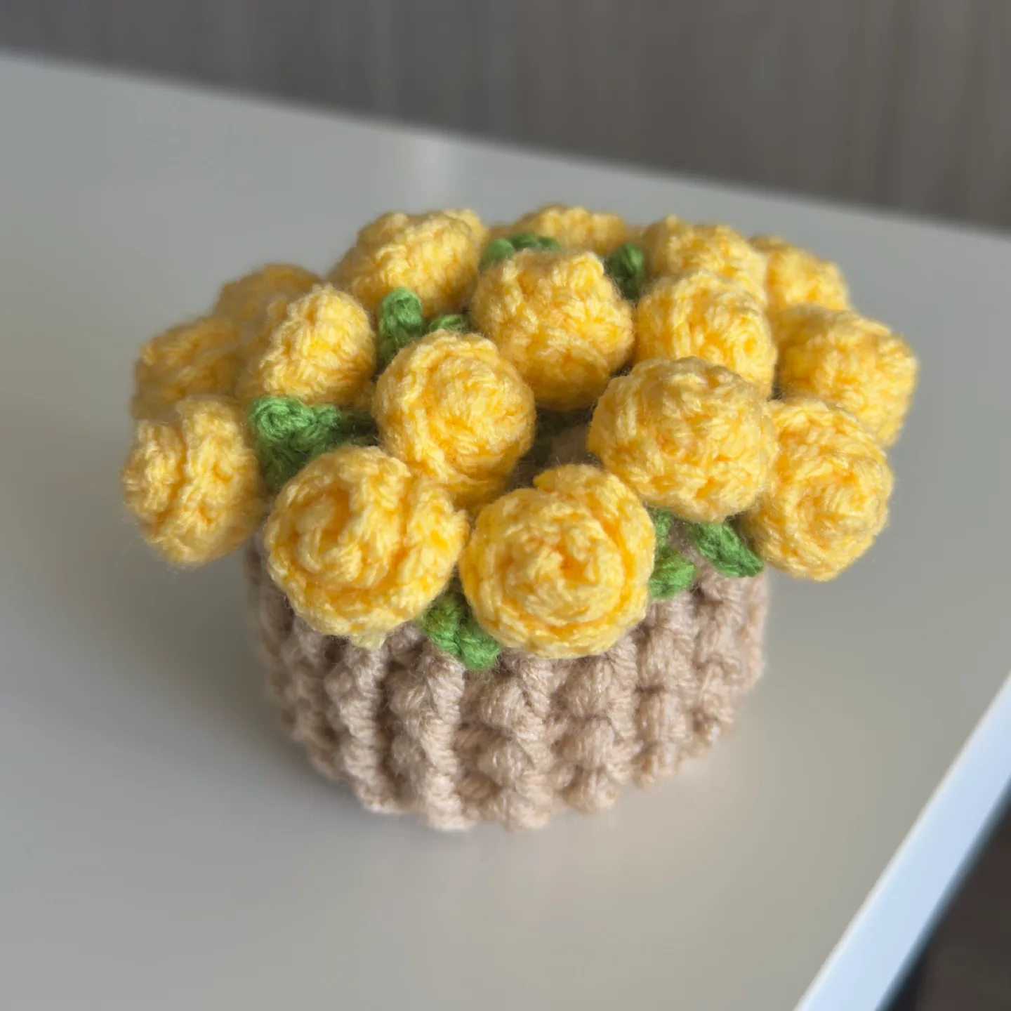 Handmade Crochet Coaster Set - Roses image indicator(4)
