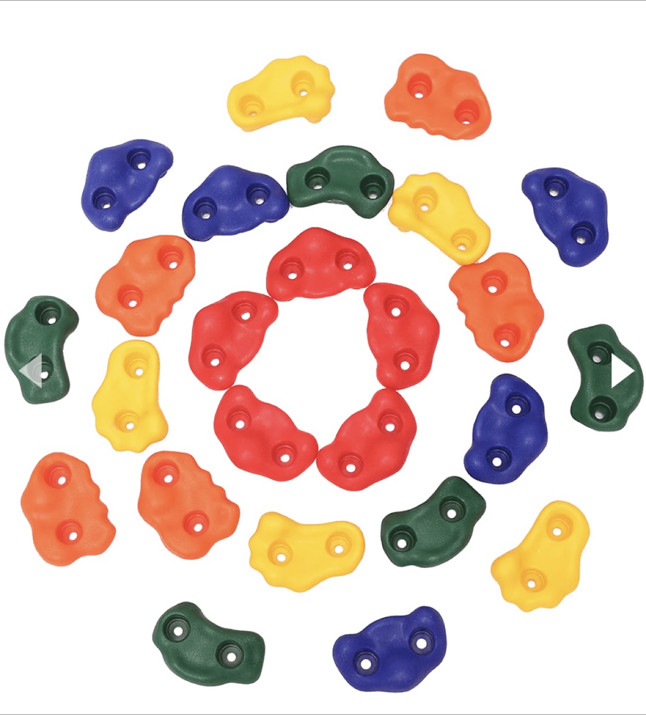 Jungle Gym Rock Climbing Holds - Kids Wall Mounting Hardware - photo 3
