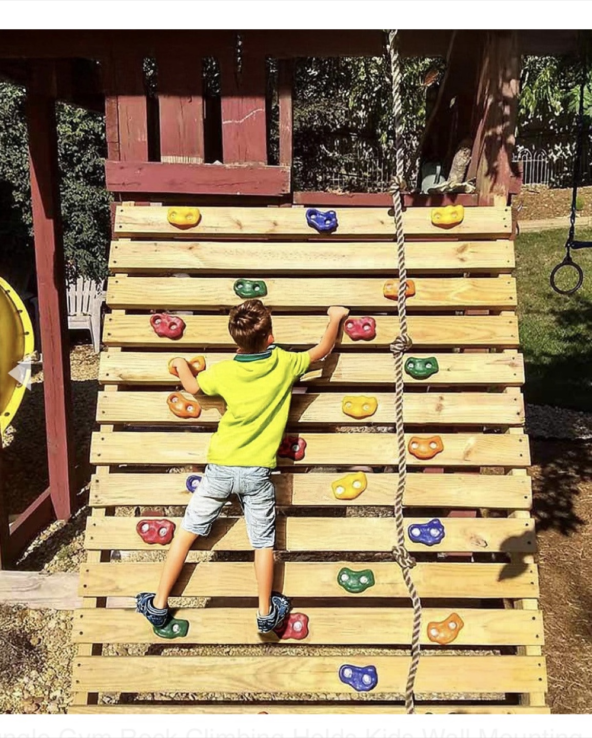 Jungle Gym Rock Climbing Holds - Kids Wall Mounting Hardware