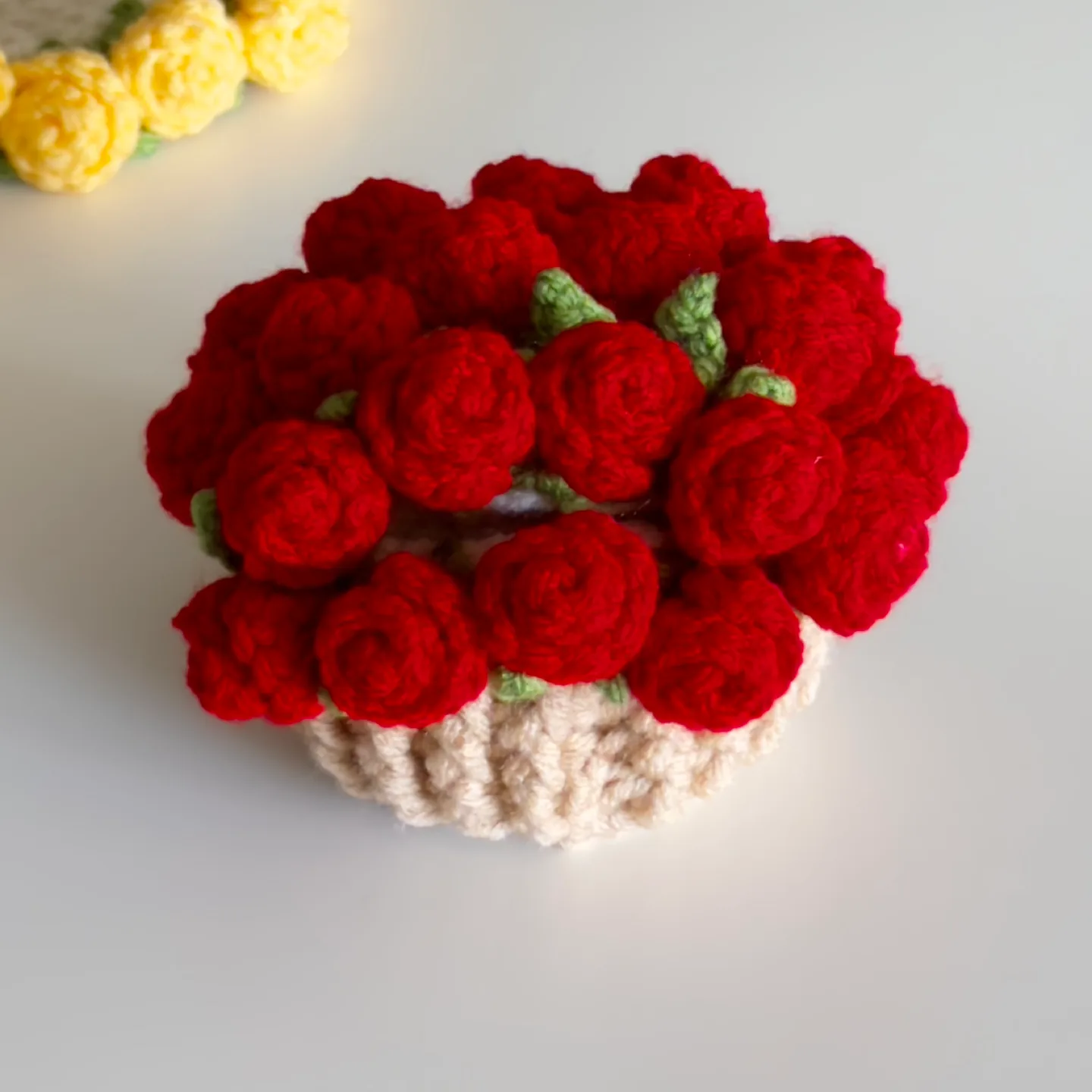 Handmade Crochet Coaster Set - Roses image indicator(8)
