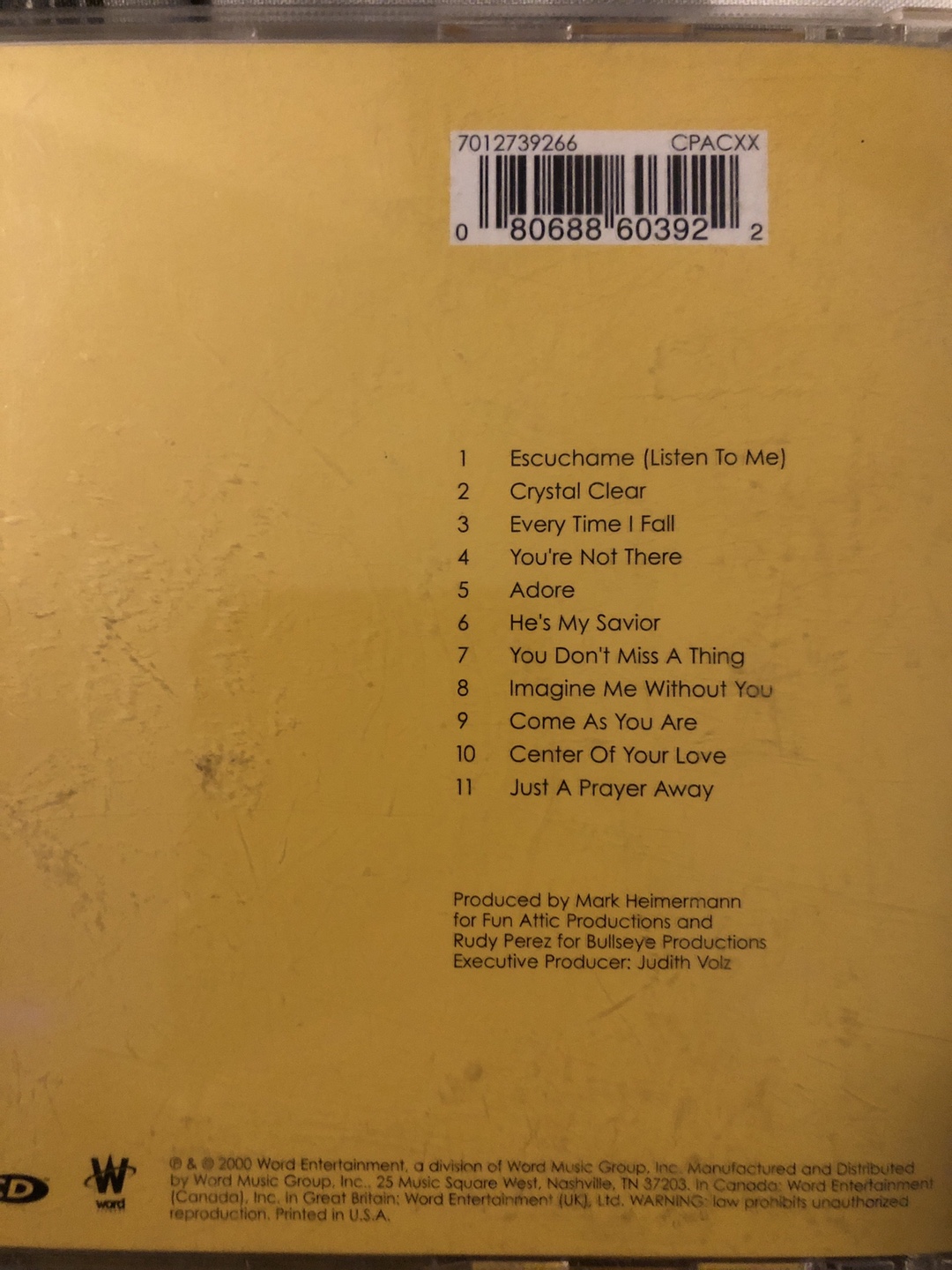 Jaci Velasquez - Crystal Clear CD - photo 4