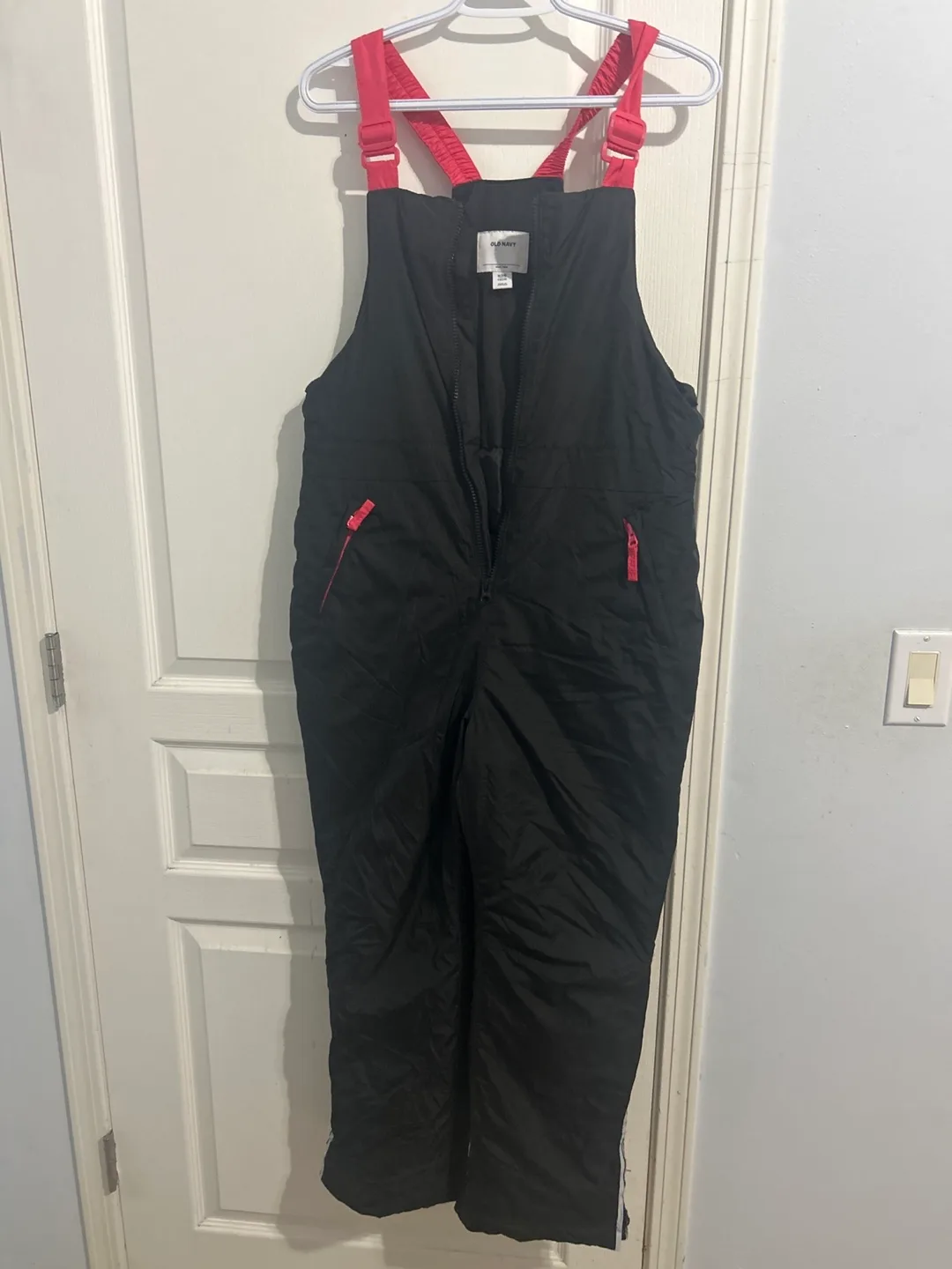 Old Navy Black Snow Overalls thumbnail