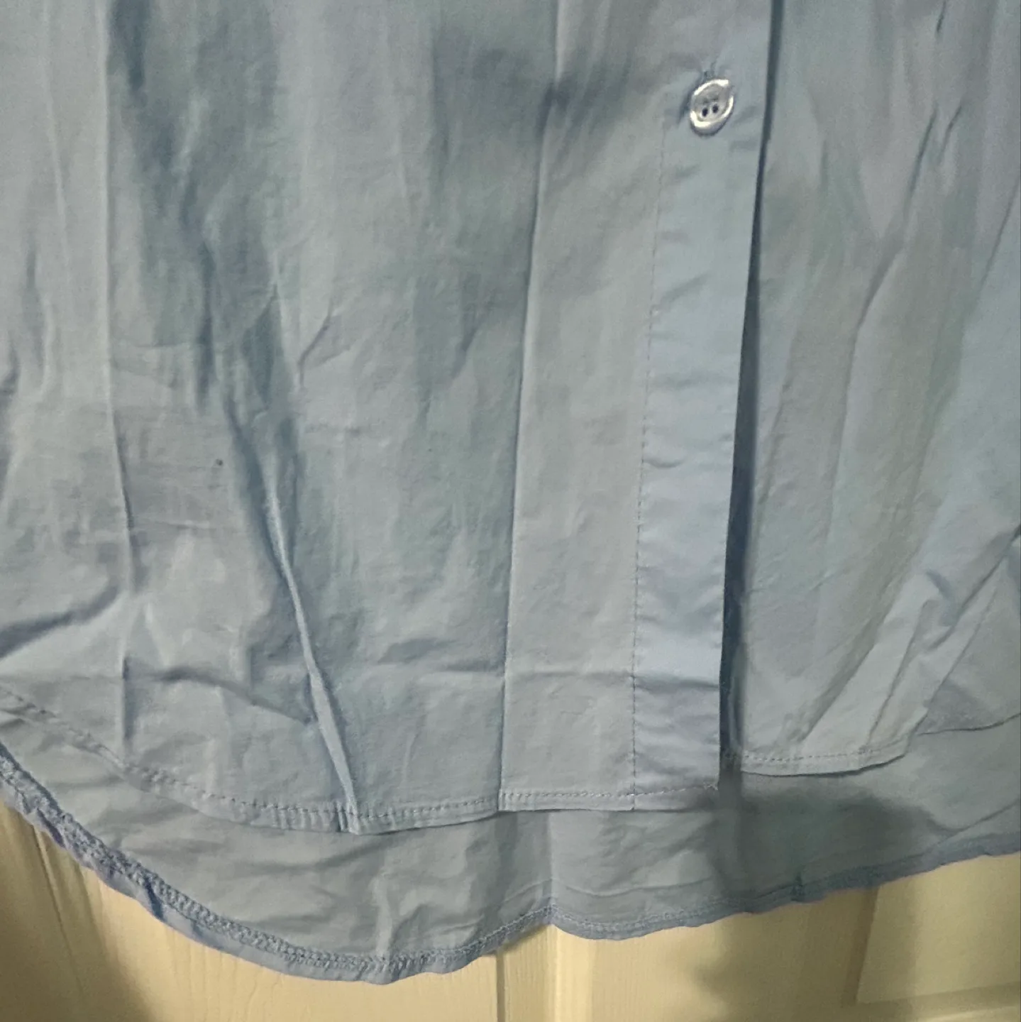 New Ladies Button-Up cotton shirt -L/XL image indicator(2)