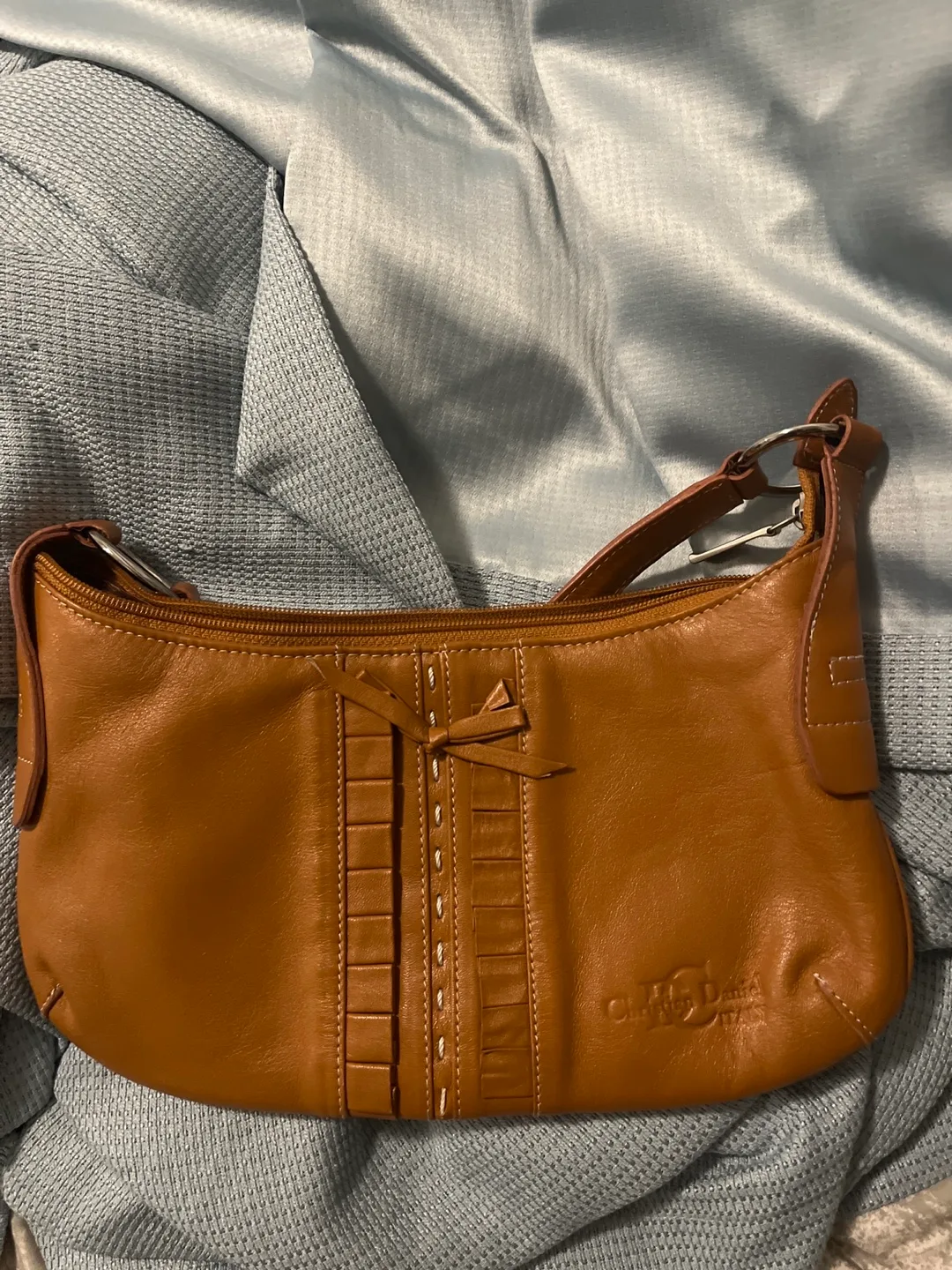 Christian Daniel Brown Leather Handbag thumbnail
