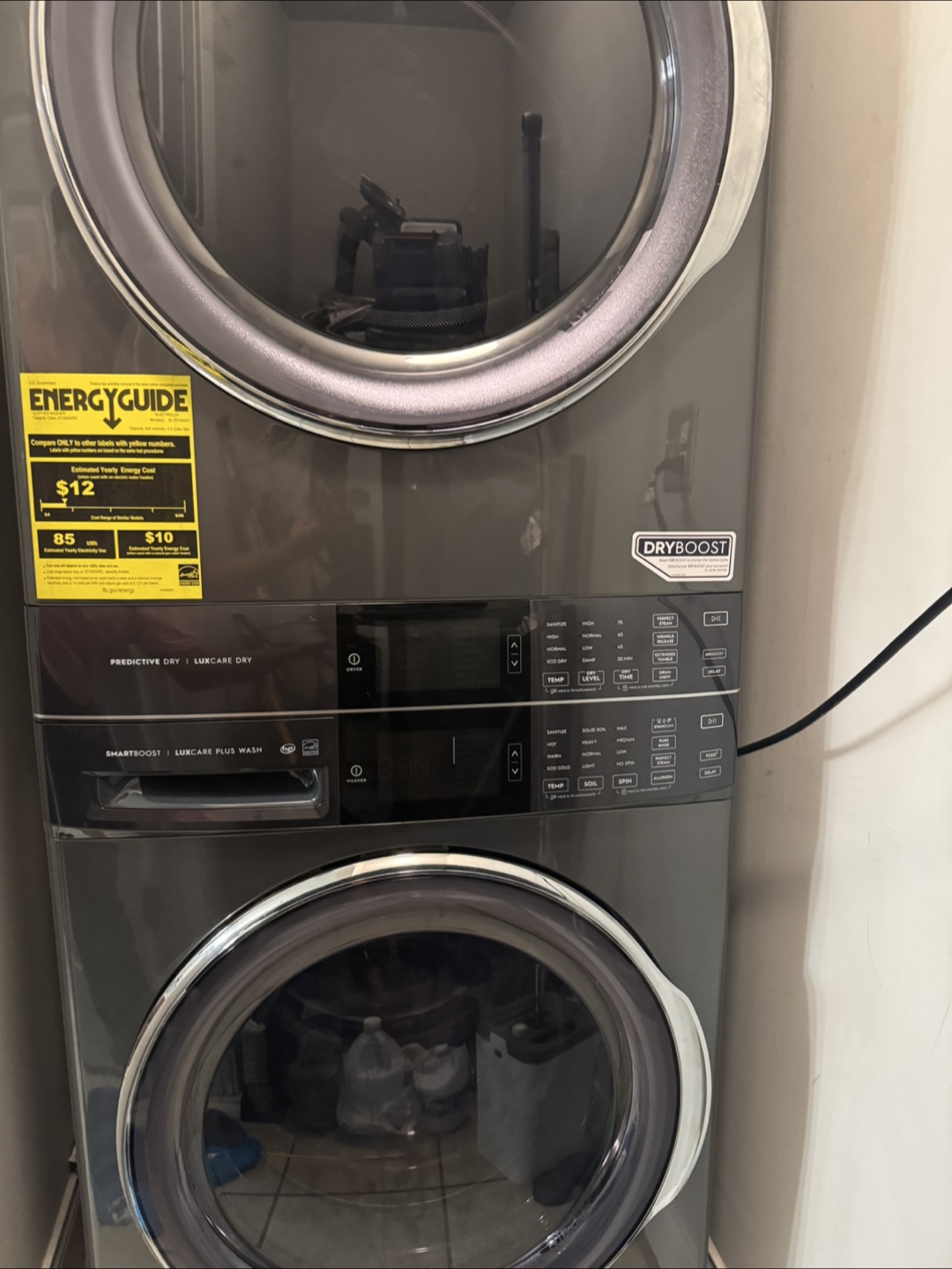 Electrolux Washer and Dryer Laundry Tower