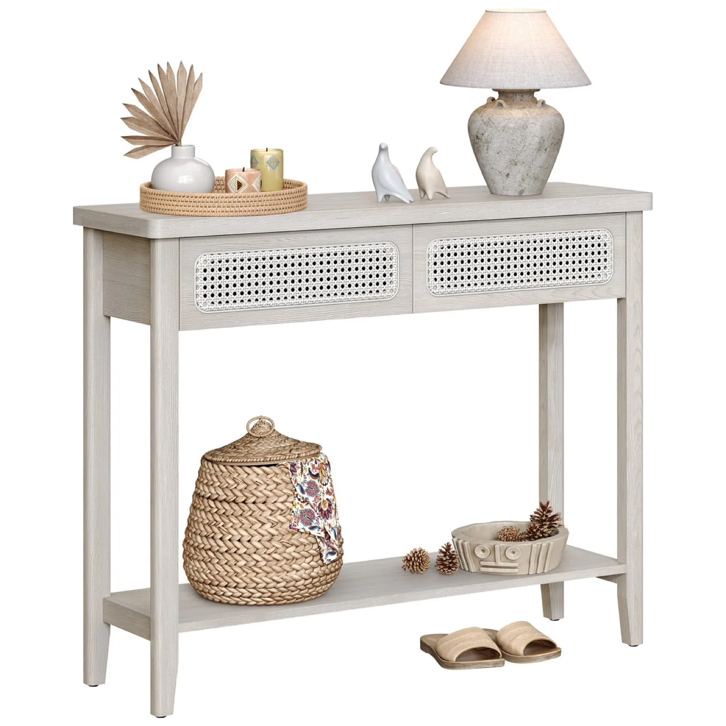 VASAGLE Console Table, Boho Entryway Table thumbnail