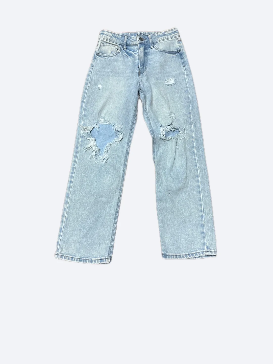 Ripped Light Wash Jeans thumbnail