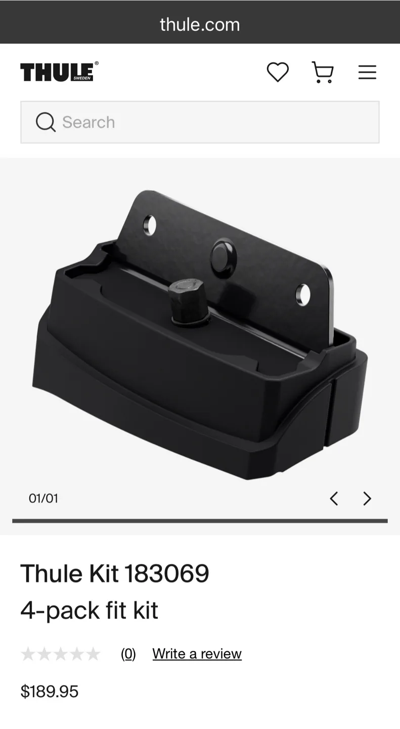 Thule Fit Kit 3069 - Roof Rack Kit image indicator(2)