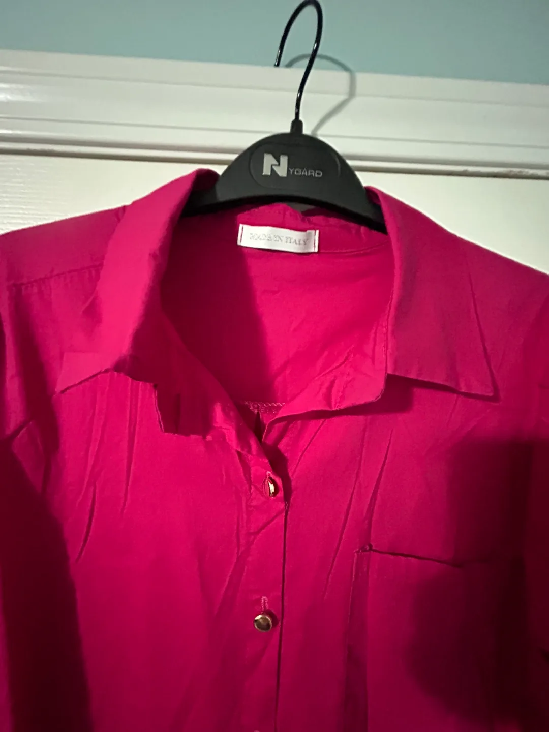 New Fuchsia Button-Down Shirt-L-XL image indicator(6)