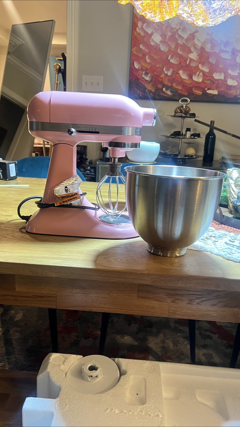 KitchenAid Artisan Mini 3.5 Quart Stand Mixer - Pink - photo 2