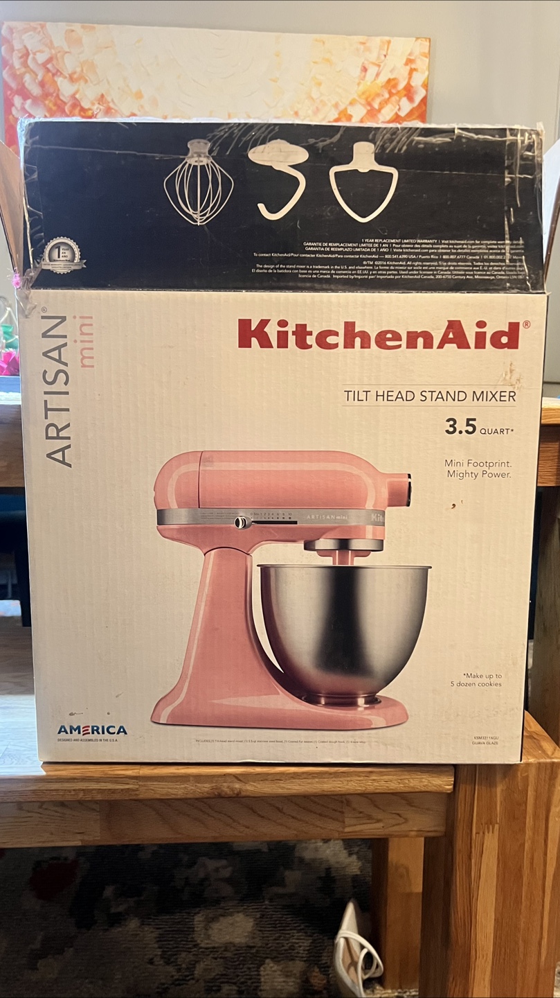 KitchenAid Artisan Mini 3.5 Quart Stand Mixer - Pink