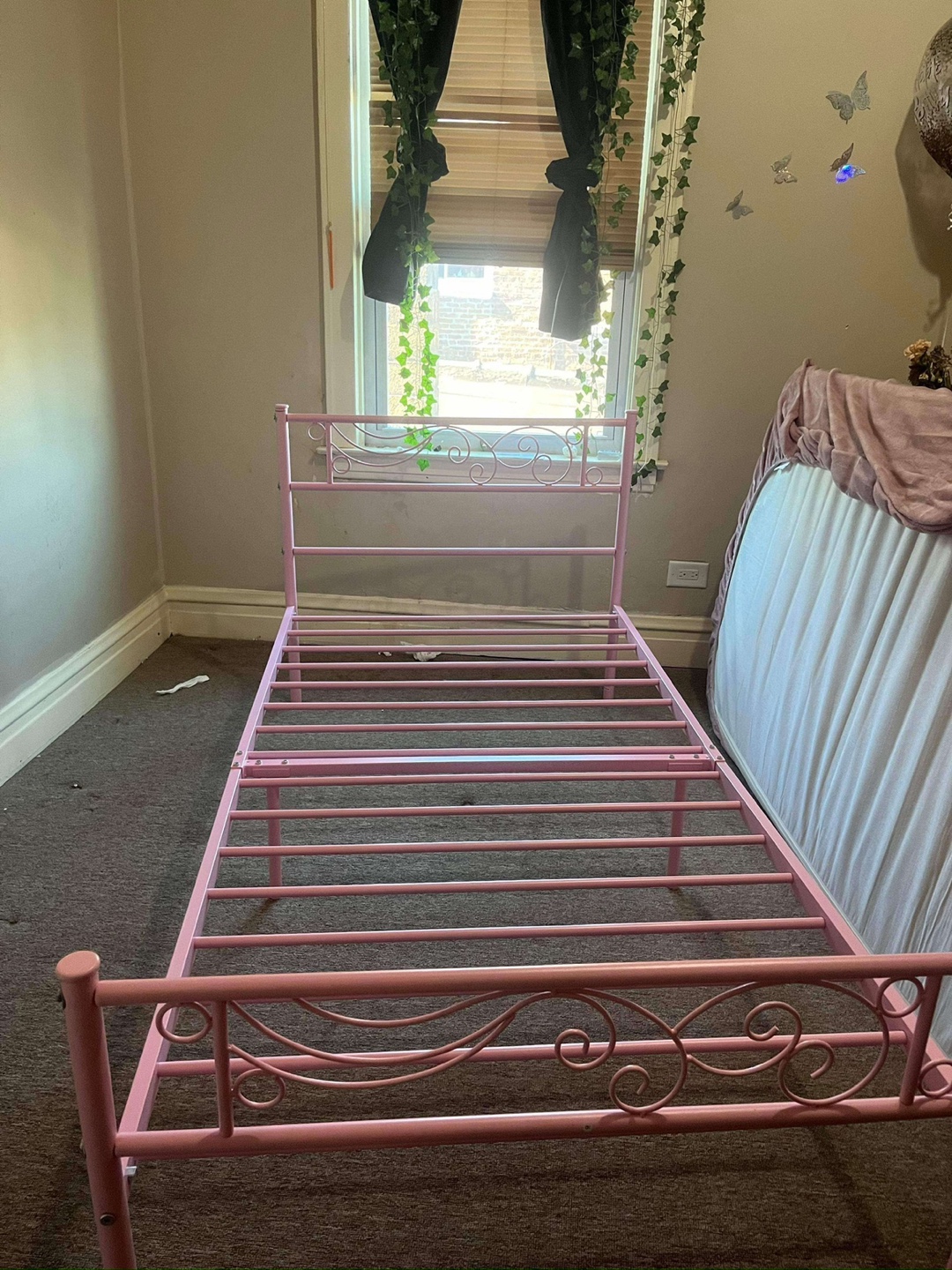 Pink Steel Slat Under Bed Storage for Kids - photo 2