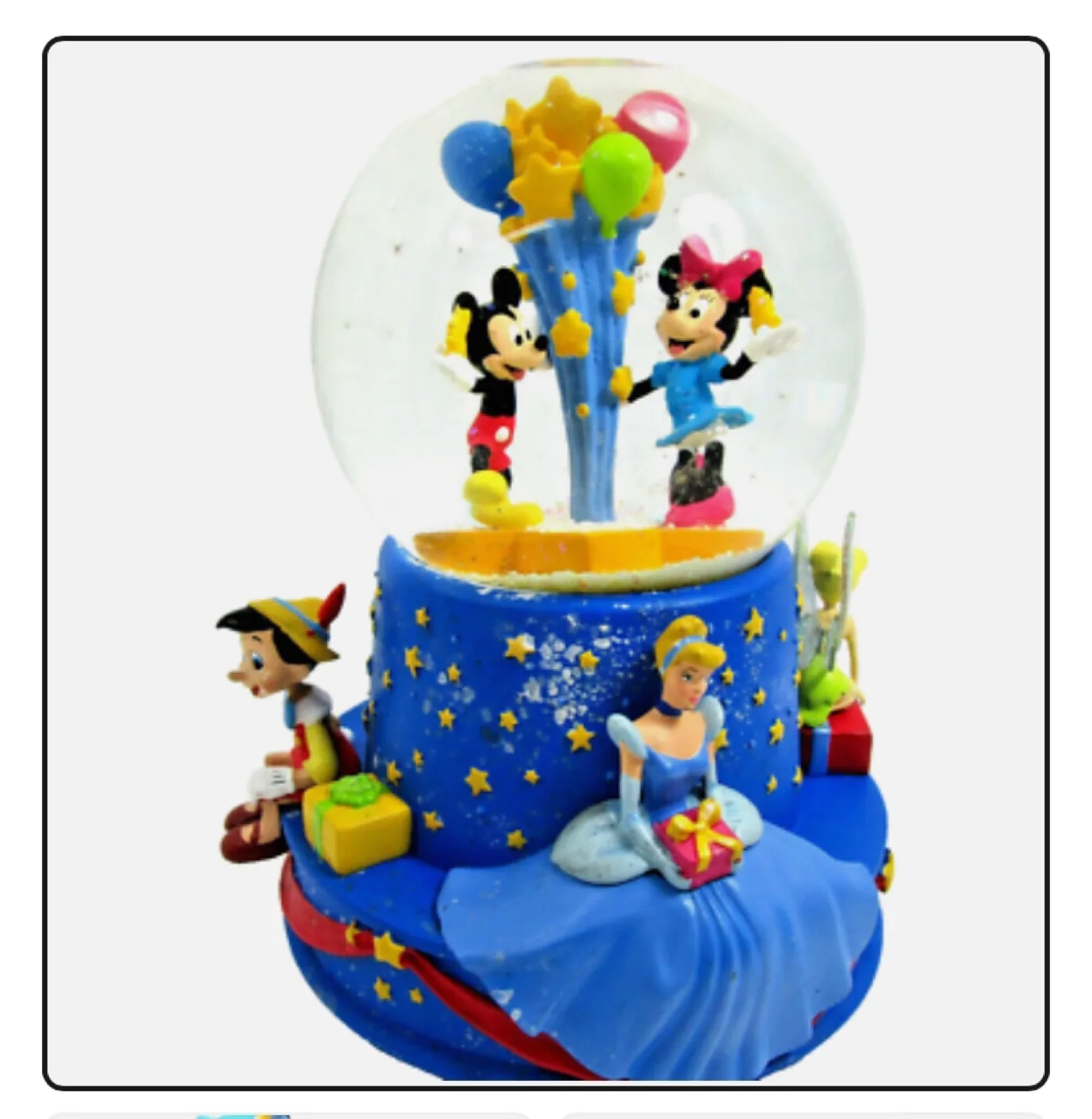 NEW Disney musical Snow Globe Figurine thumbnail