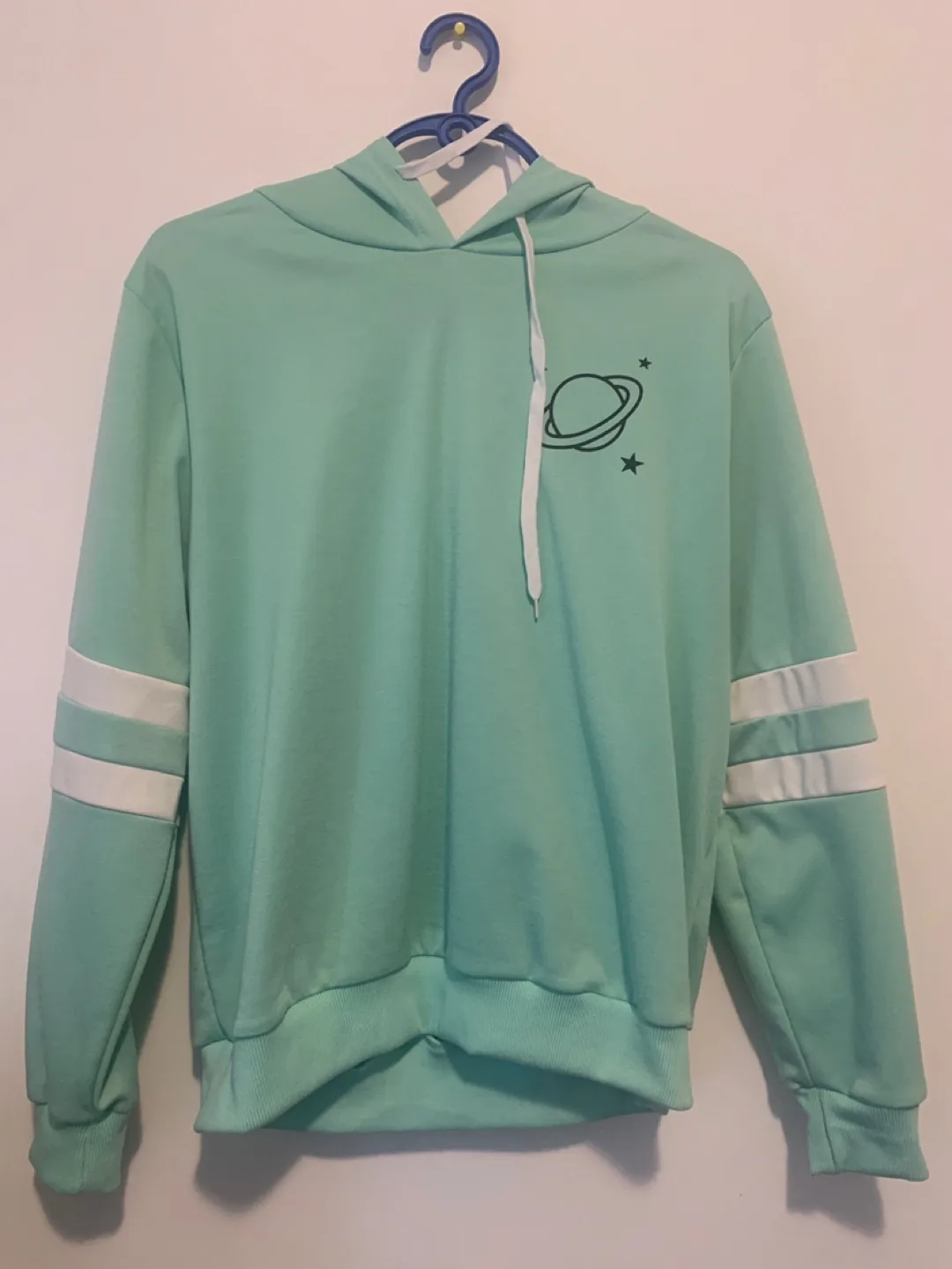 Turquoise sweater: Size Large thumbnail