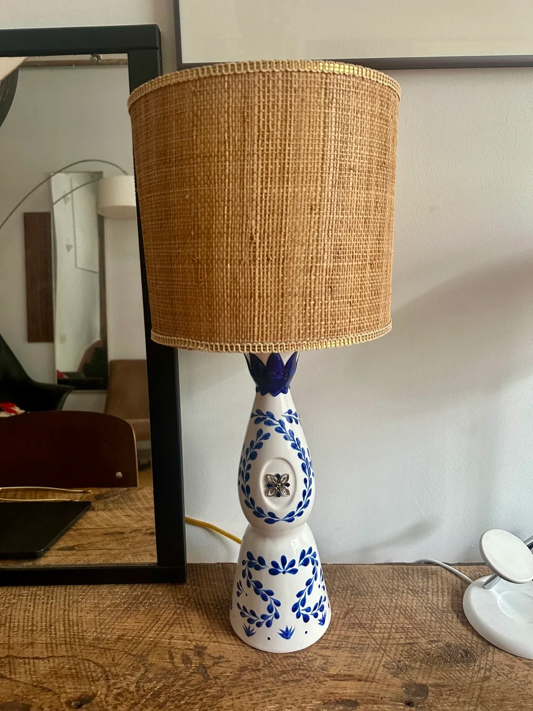CLASE AZUL TEQUILA BOTTLE TABLE LAMP CERAMIC LIGHT thumbnail