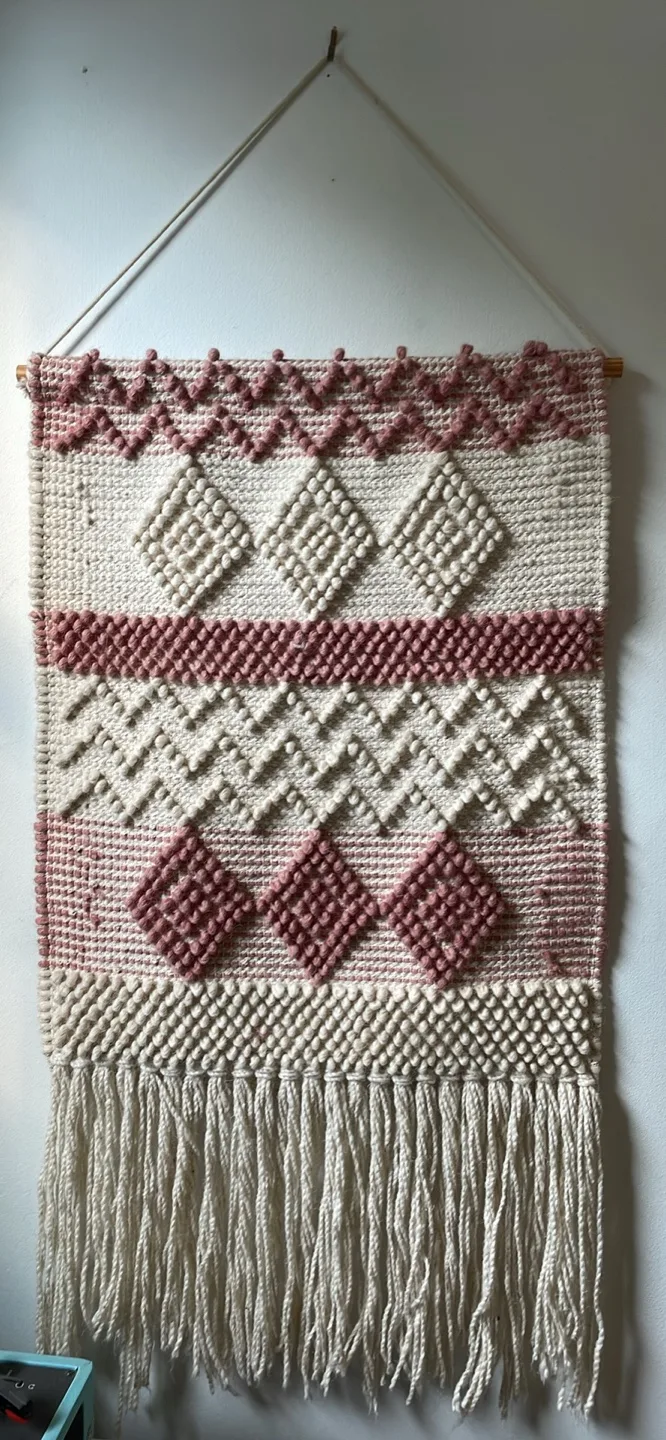 Woven Wall Hanging with Fringe thumbnail