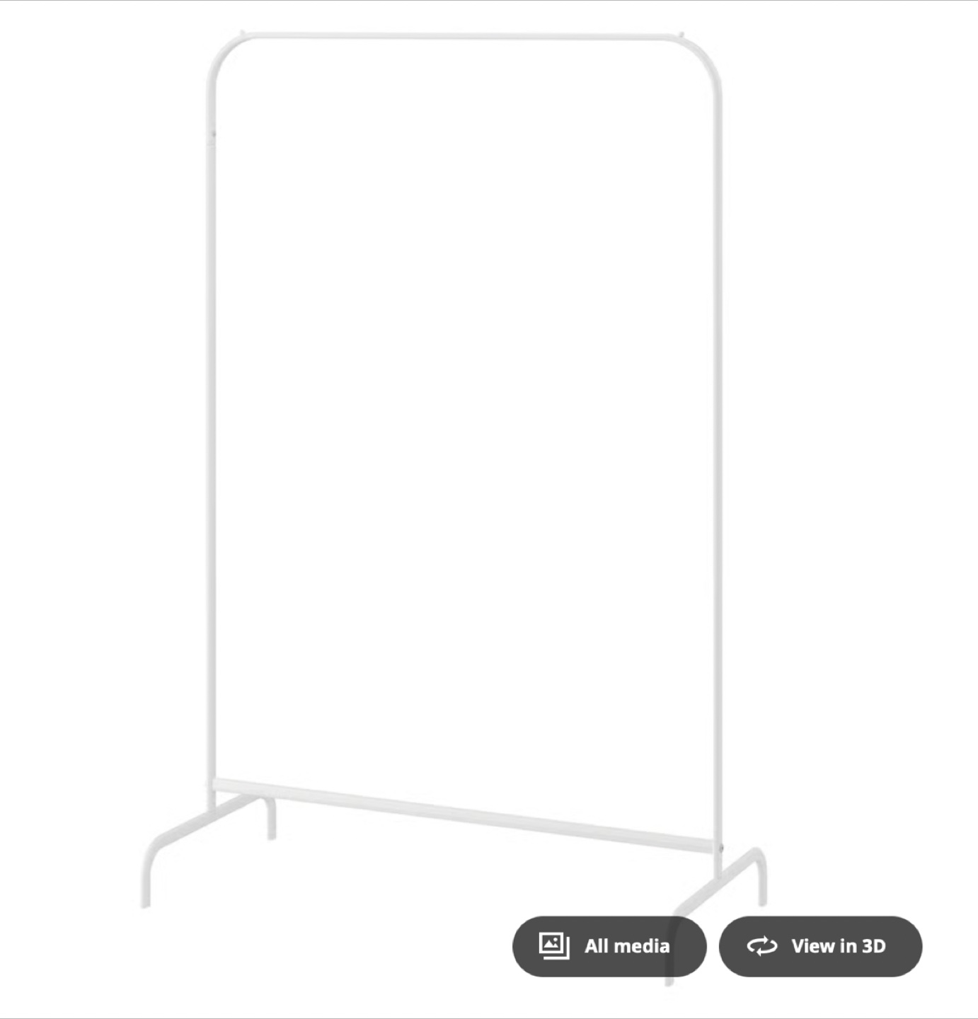 White Clothes Rack