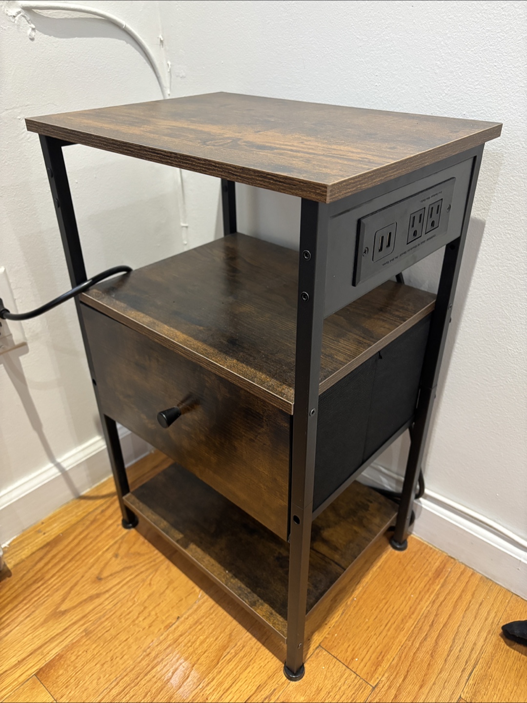 Nightstand with Charging Station