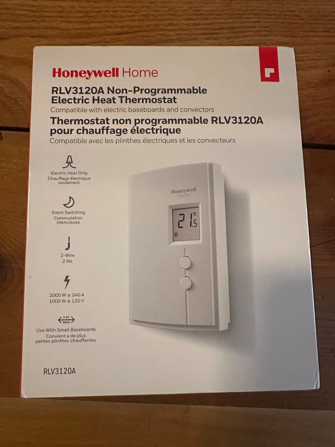 BRAND NEW HONEYWELL ELECTRIC HEAT THERMOSTAT thumbnail