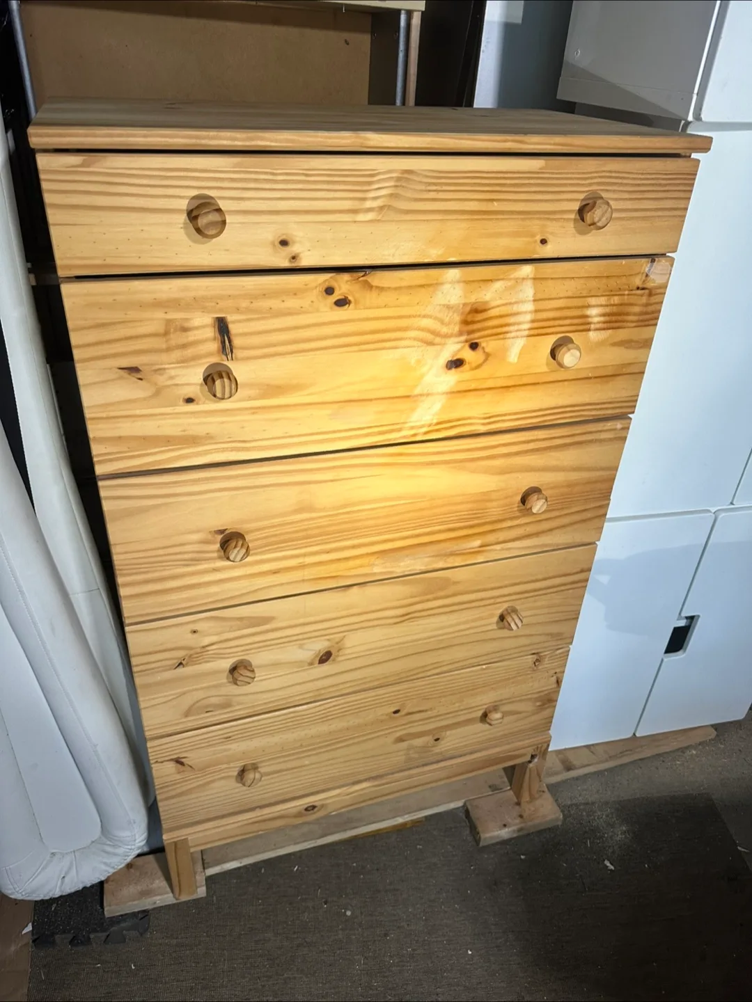 Wooden 5-Drawer Dresser thumbnail