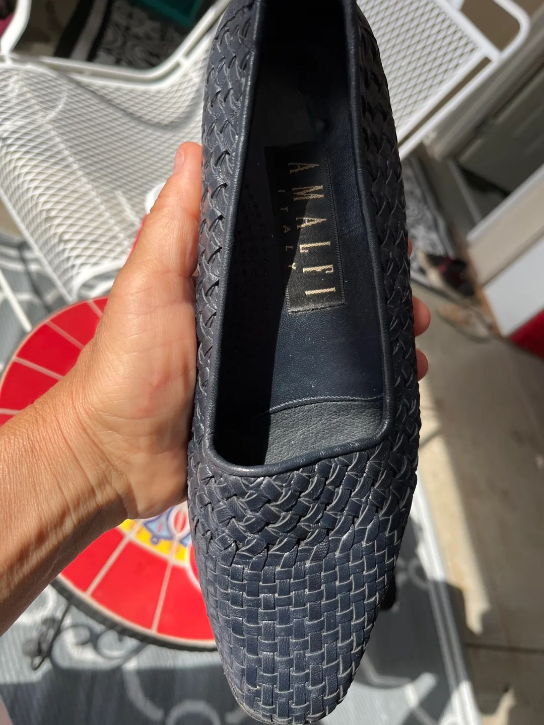 Amalfi Italy Woven Leather Shoes thumbnail