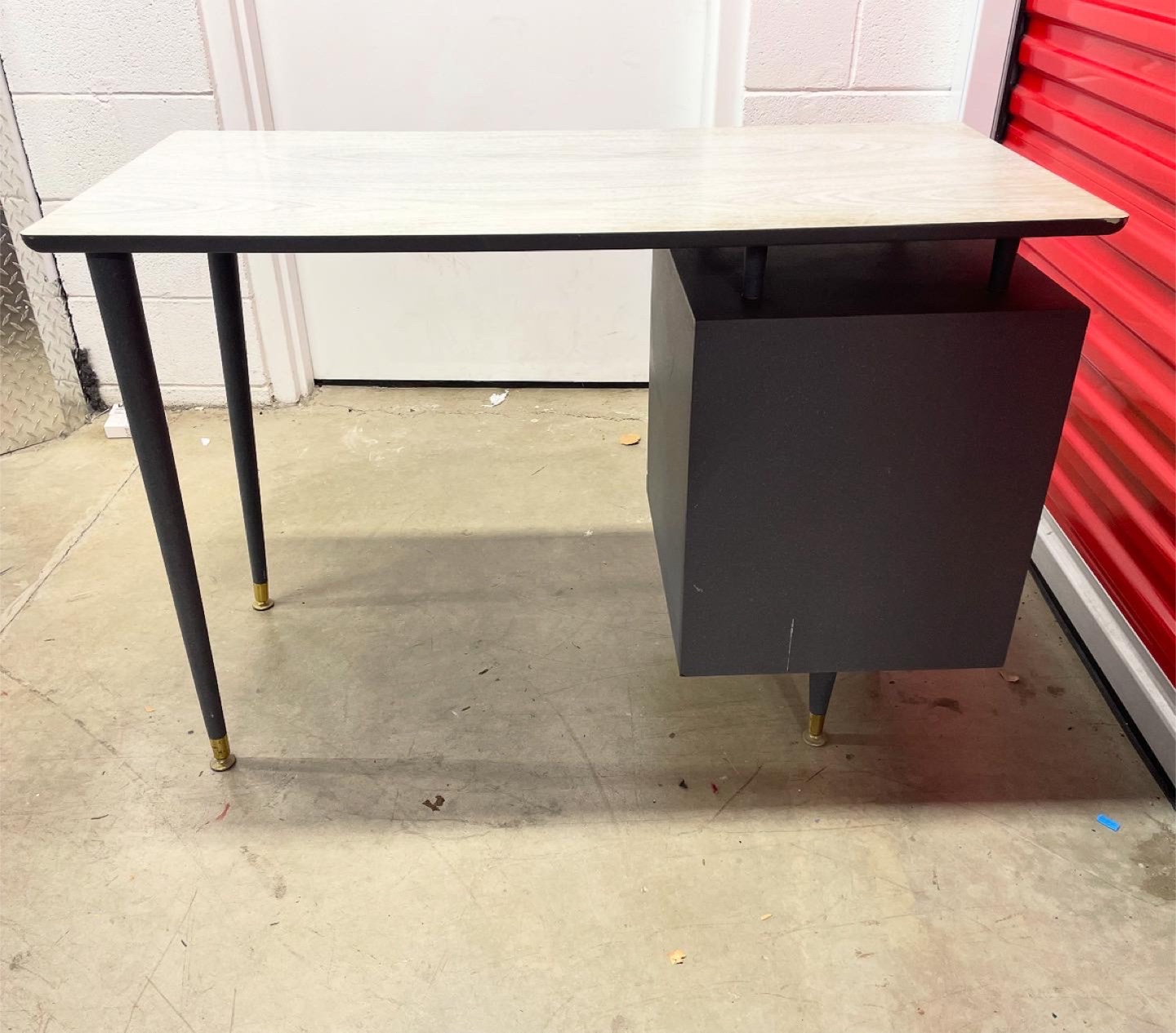Vintage MCM Arden Furniture Formic Top Grey Desk - photo 4