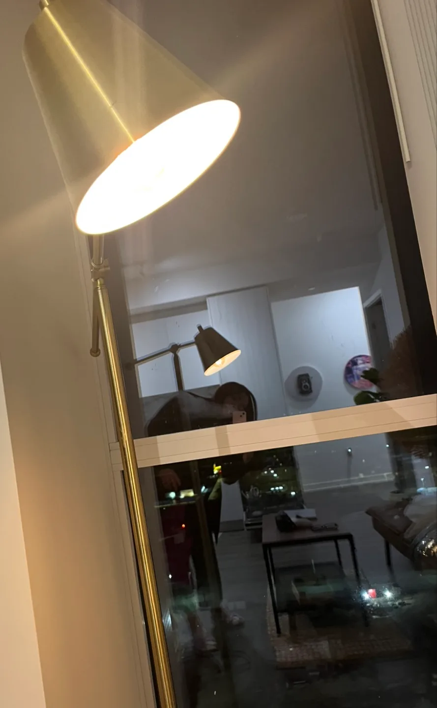 Gold Floor Lamp image indicator(2)