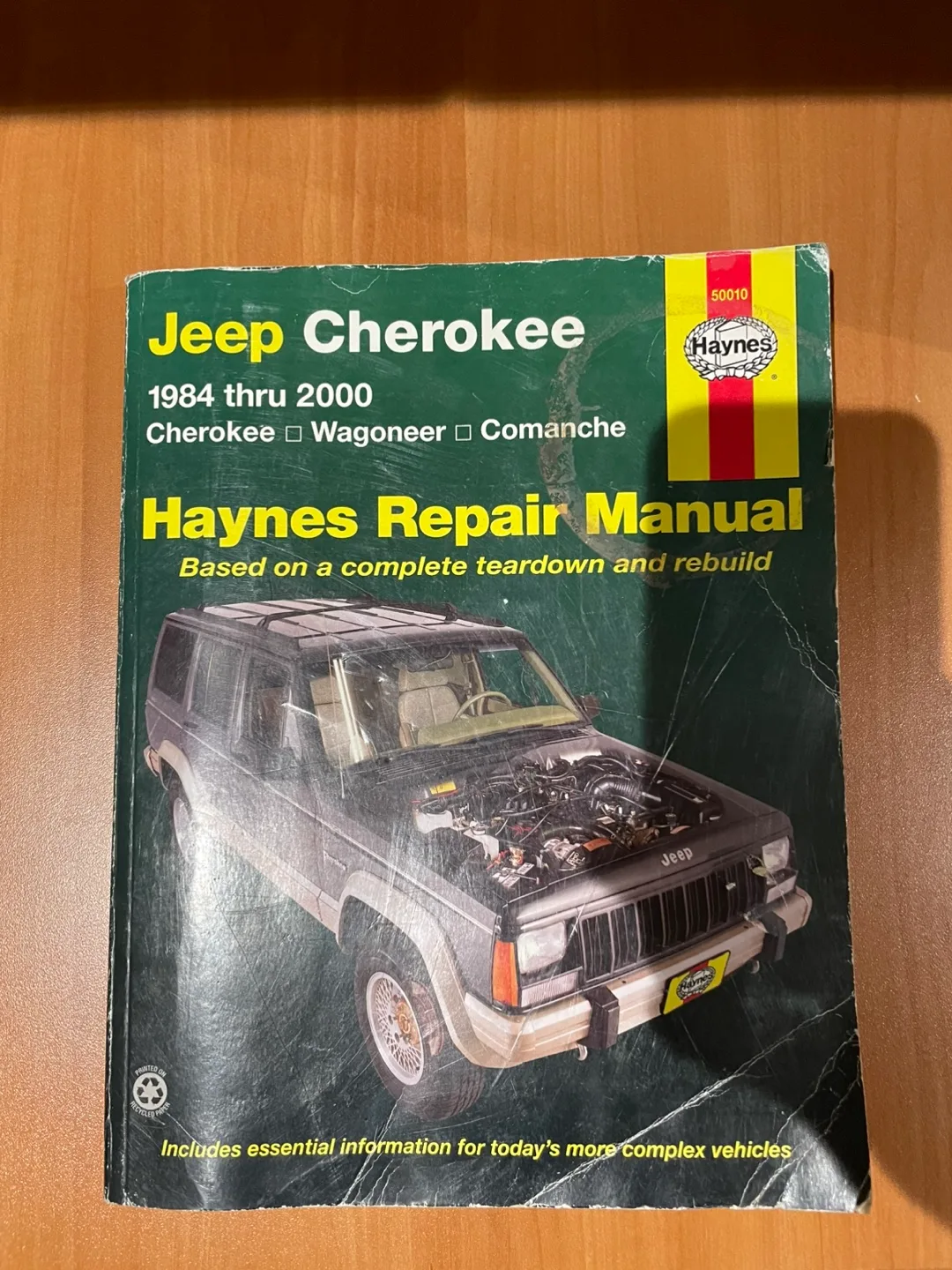 Jeep Cherokee 1984-2000 Haynes Repair Manual thumbnail